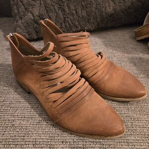 FREE PEOPLE Women's Tan Ankle Boots